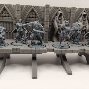 Zestaw figurek RPG + stojak – figurki do DnD | Druk 3D