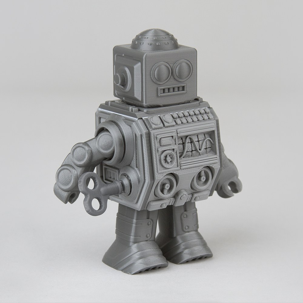 Robot — szary — druk FDM