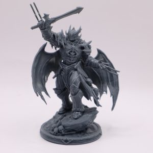 Demon Wojownik 75mm – figurka RPG z druku 3D