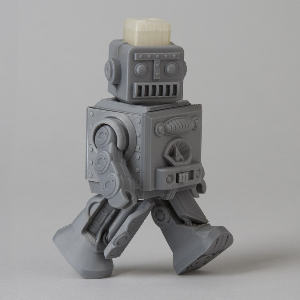 Robot z ekranem — druk FDM
